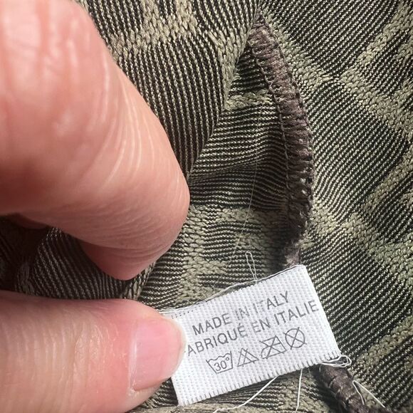 100% Authentic Vintage Fendi Zucca print Monogram logo skirt Size 40 Euro Small/ - Picture 4 of 5